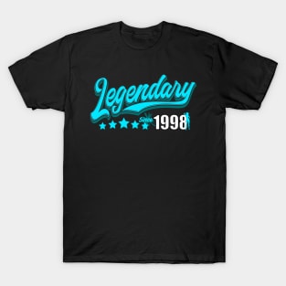 Legendary since 1998, blau T-Shirt